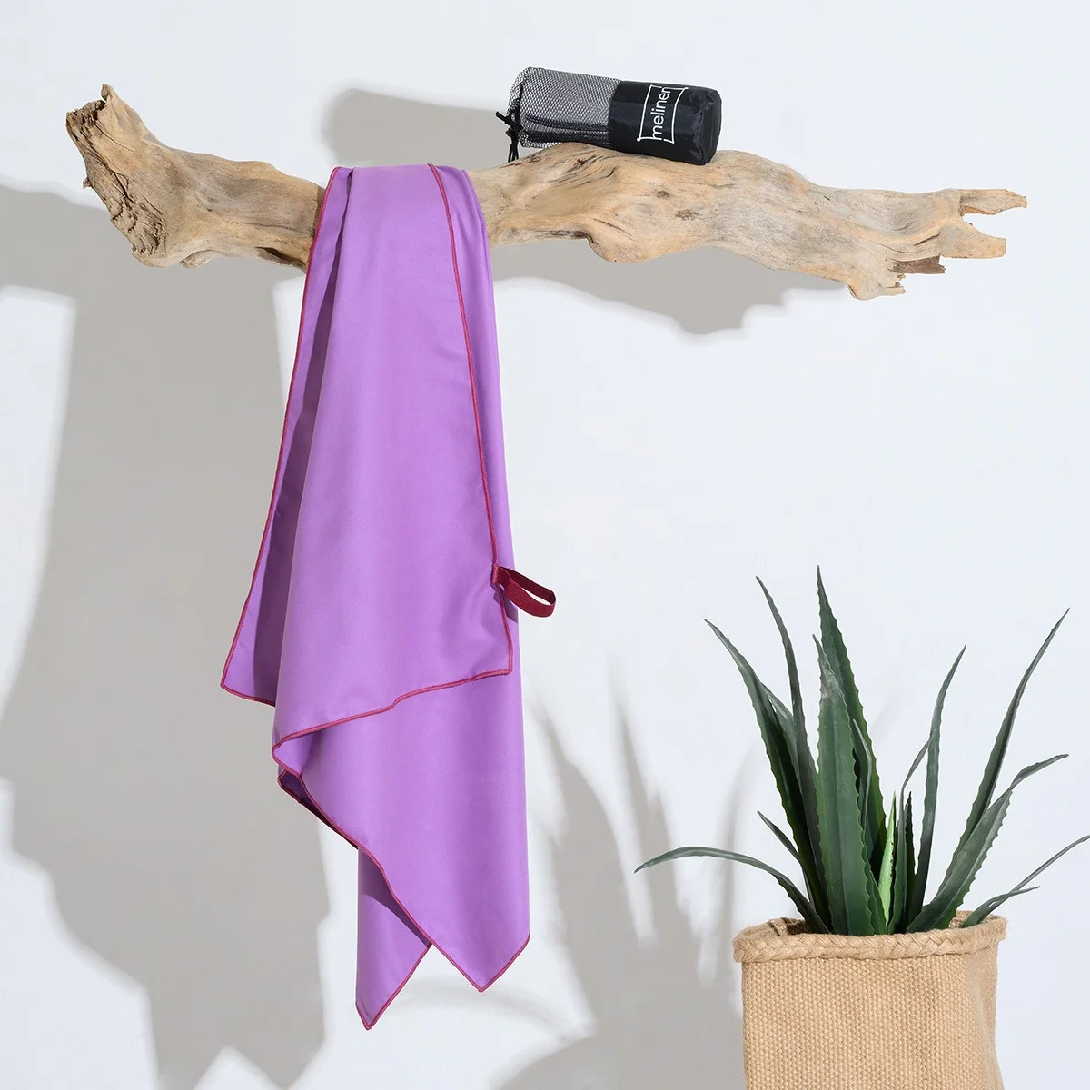 Φωτογραφία προϊόντος: Melinen Home Πετσετα Microfiber Gym Purple (50Χ90) 50Χ90