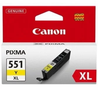 Φωτογραφία προϊόντος: Μελάνι CANON CLI-551XL YELLOW 6446B001AA