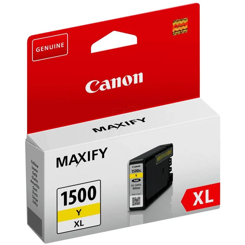 Φωτογραφία προϊόντος: Μελάνι CANON YELLOW PGI1500XL 9195B001