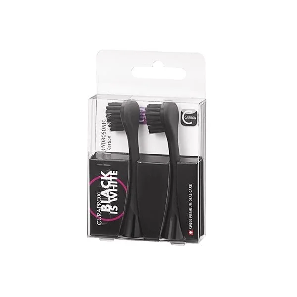 Φωτογραφία προϊόντος: Curaprox Hydrosonic Black is White ανταλλακτική κεφαλή 2 τμχ