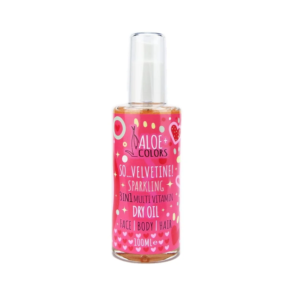 Φωτογραφία προϊόντος: ALOE COLORS SO Velvetine Sparkling 3in1 Multi Vitamin Dry Oil – 100ml