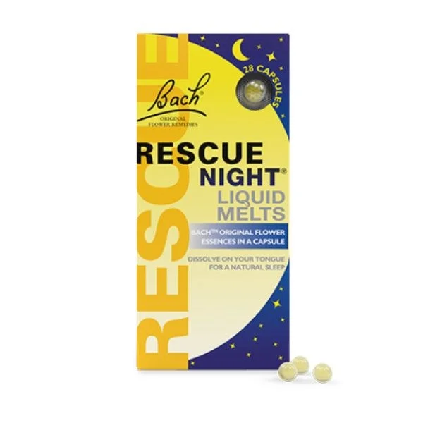 Φωτογραφία προϊόντος: Dr Bach Rescue Night Liquid Melts 28 κάψουλες