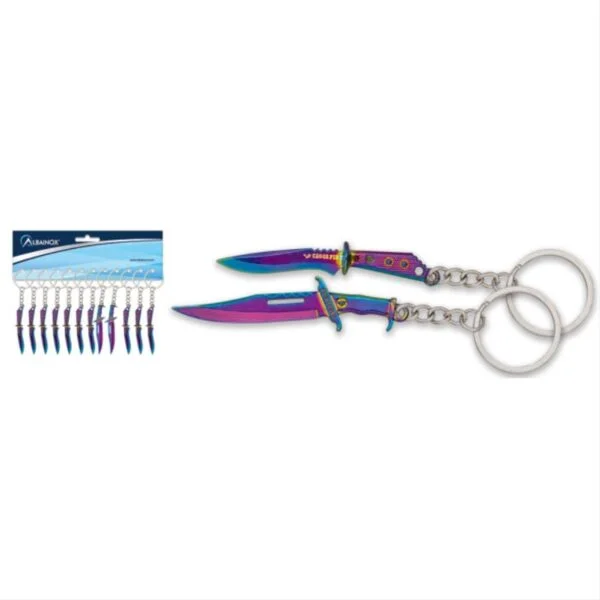 Φωτογραφία προϊόντος: Μπρελόκ Rainbow assorted knife key-rings | Albainox