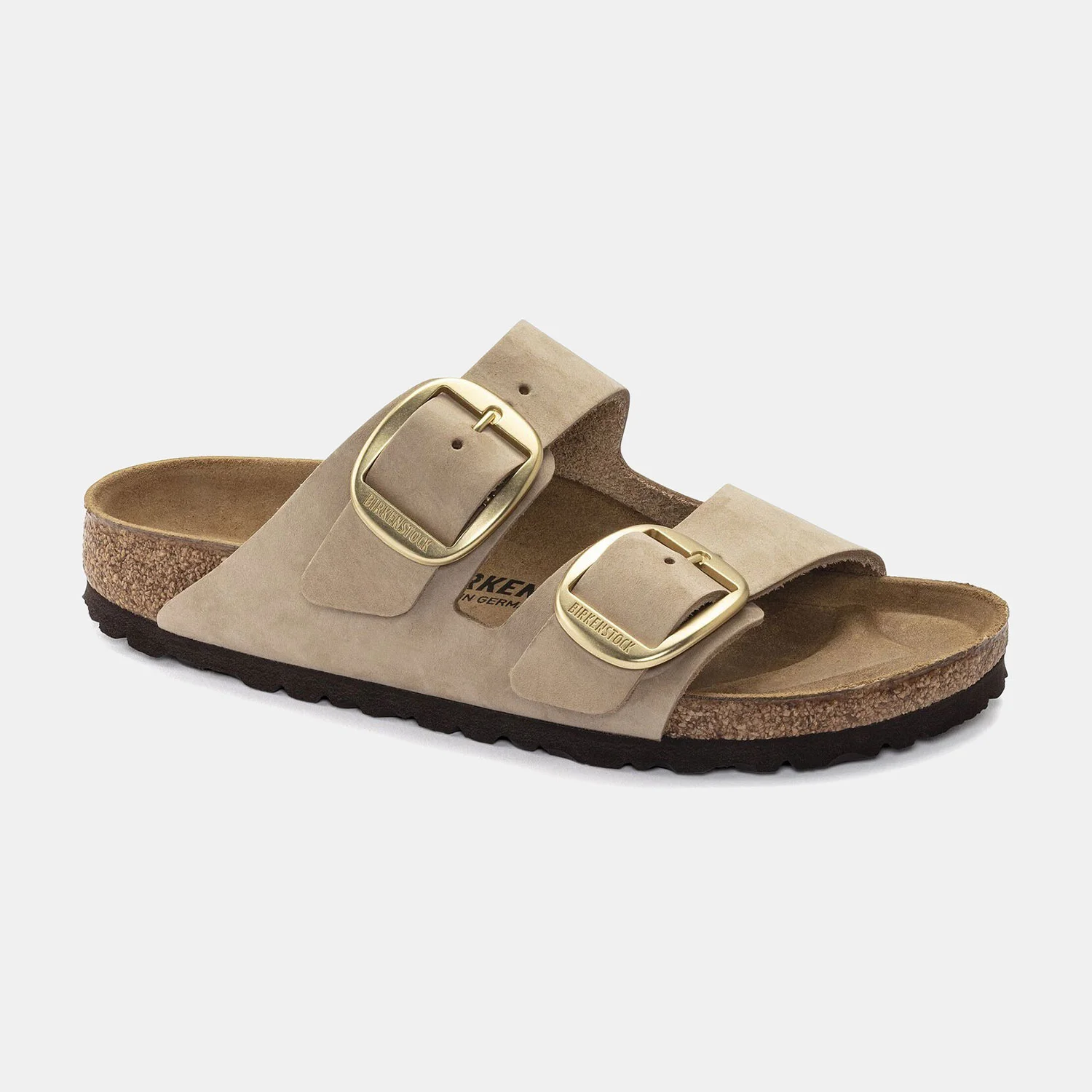 Φωτογραφία προϊόντος: BIRKENSTOCK ARIZONA BIG BUCKLE NUBUCK LEATHER SANDALS - NARROW FIT ΜΠΕΖ