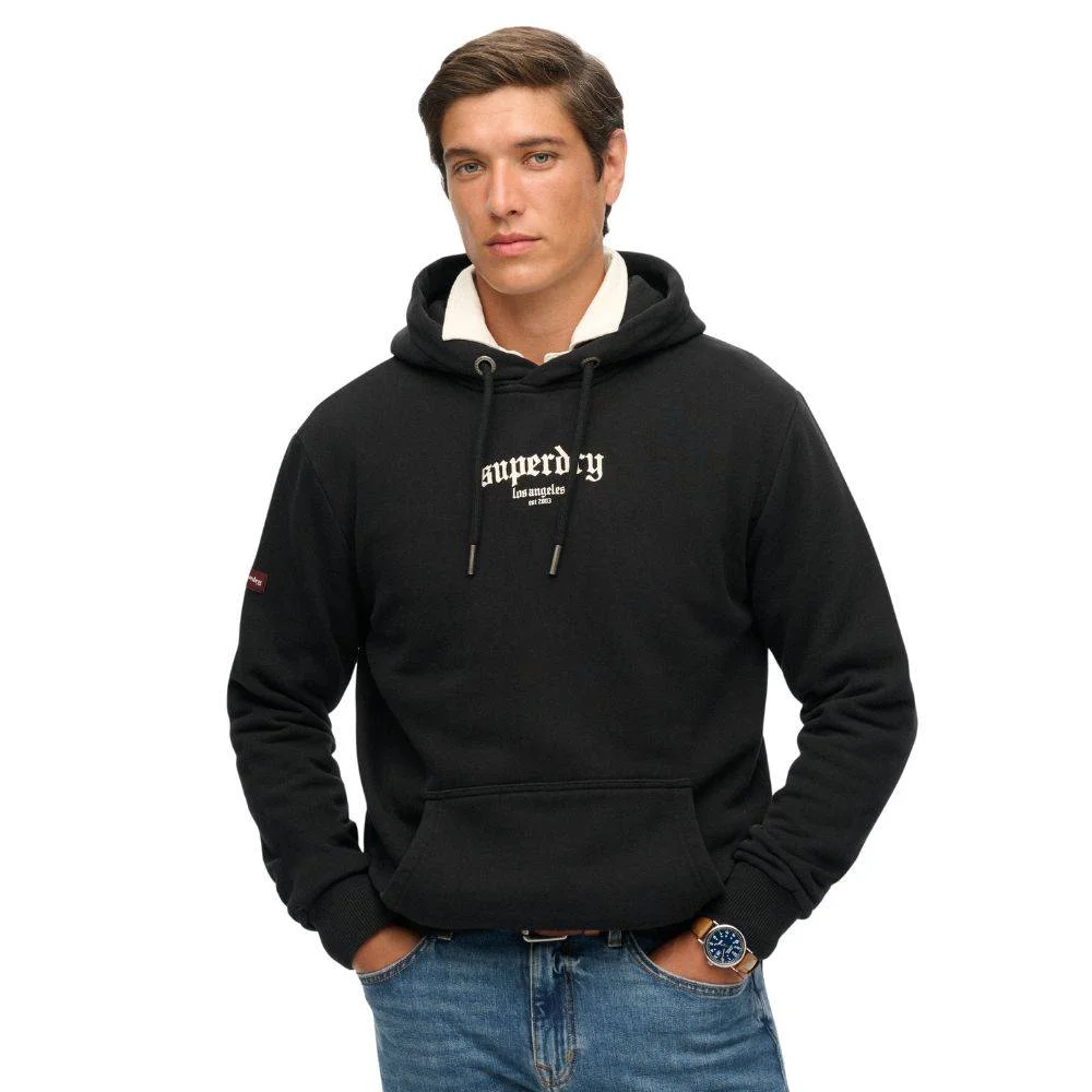 Φωτογραφία προϊόντος: M2014251A-02A - SUPERDRY TATTOO FLASH LOOSE HOOD BLACK Color