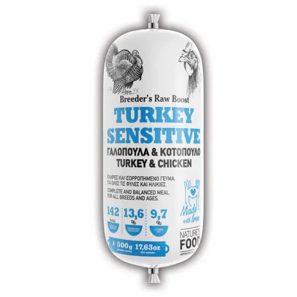 Φωτογραφία προϊόντος: Nature's Food Barf Turkey Sensitive Nature s Food - 500gr