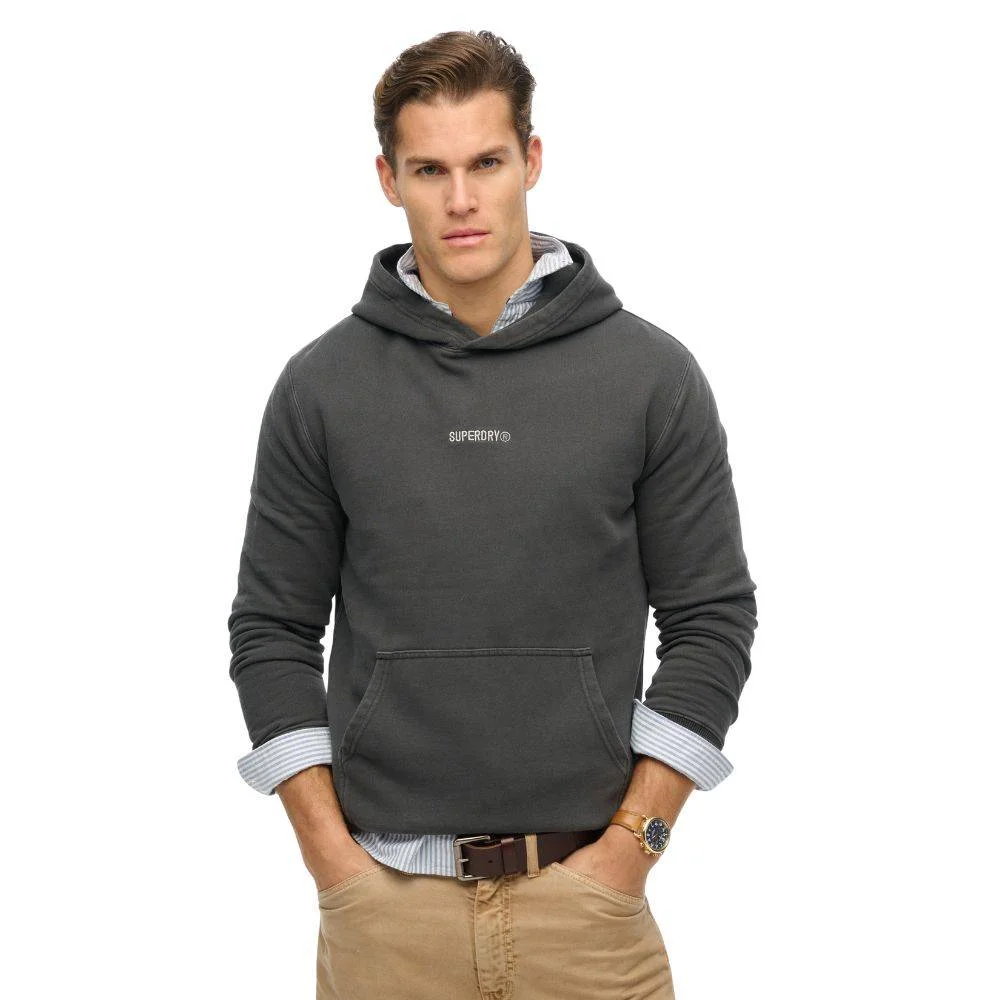 Φωτογραφία προϊόντος: M2014031A-AFB - SUPERDRY MICRO LOGO HOOD BLACK Color