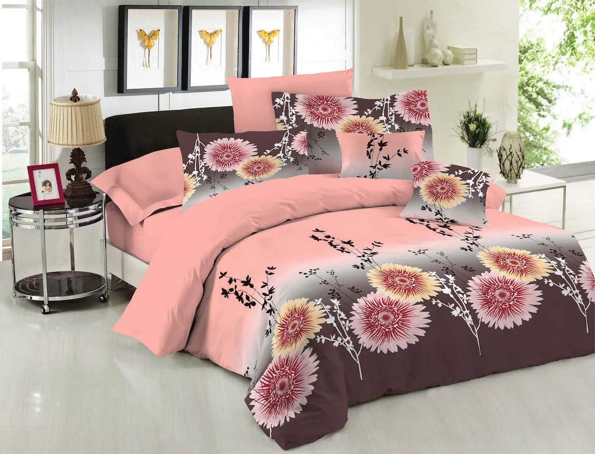 Φωτογραφία προϊόντος: Σετ Πάπλωμα 160Χ240 Premium Le Blanc Chrysanthemum Peach
