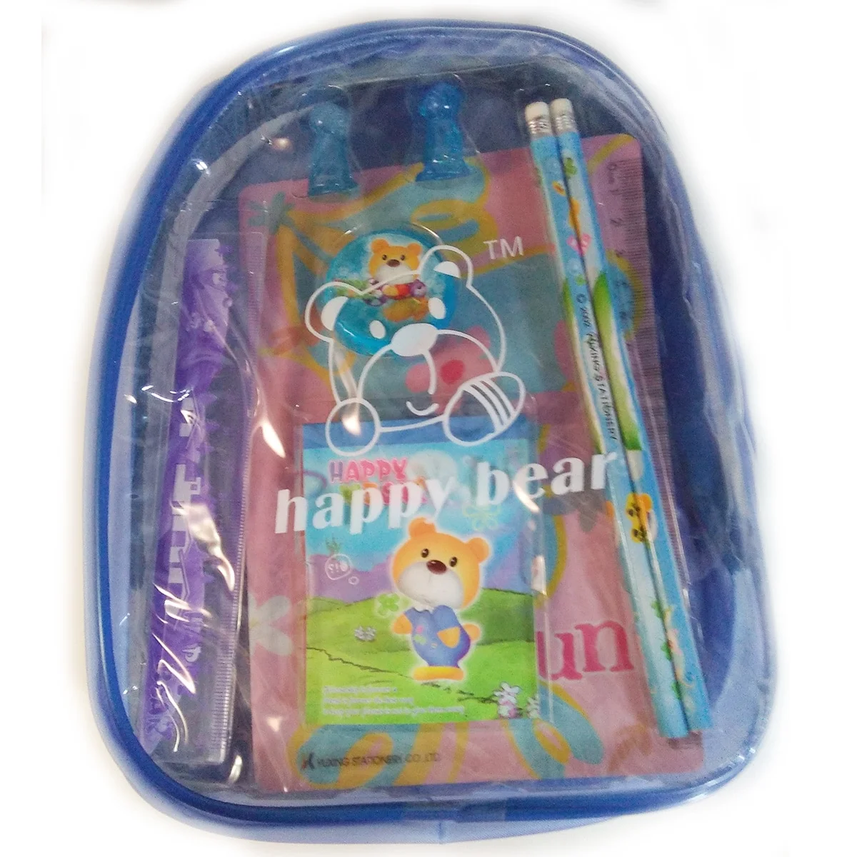Φωτογραφία προϊόντος: JOINFAIR ΤΣΑΝΤΑΚΙ HAPPY BEAR ΟΒΑΛ ΜΠΛΕ