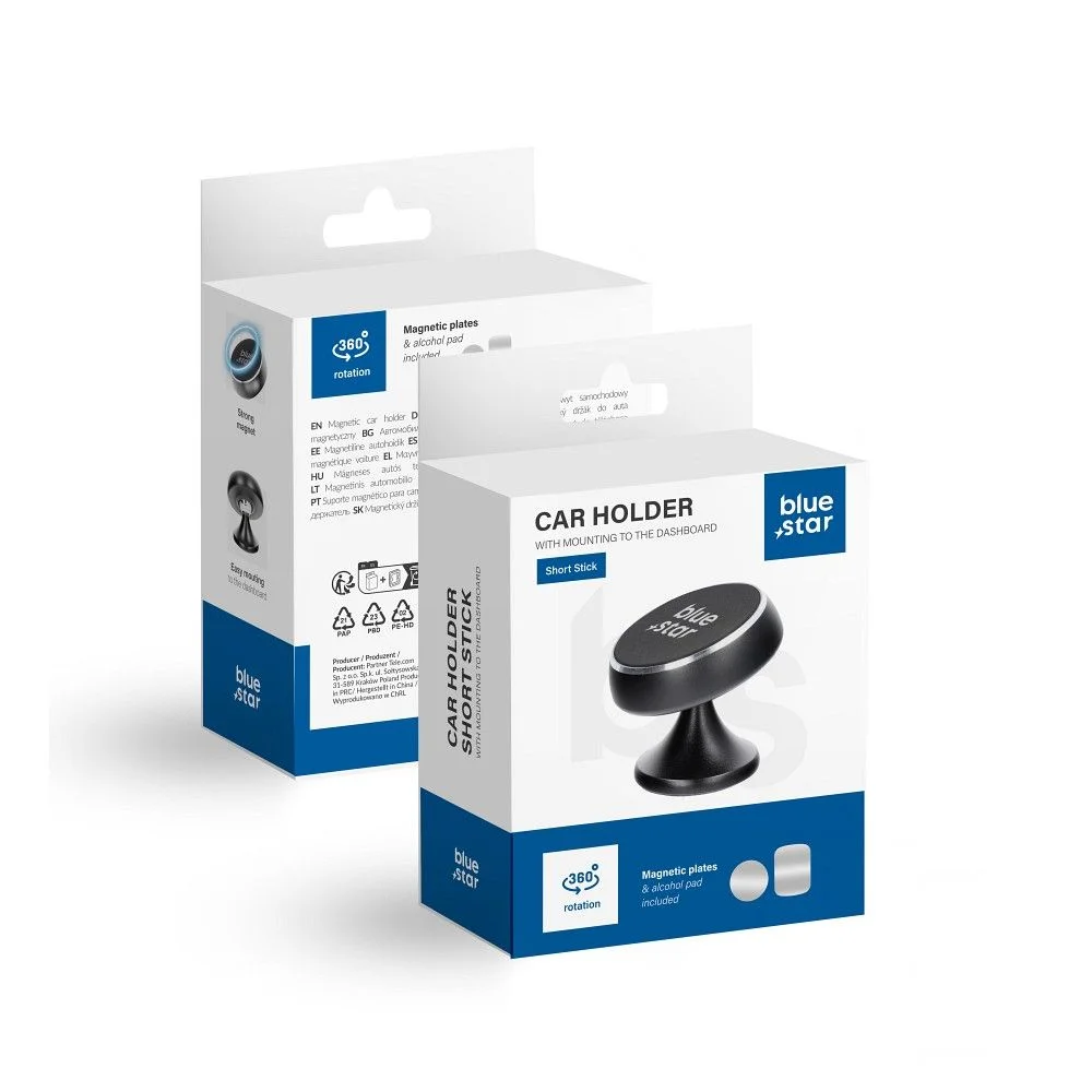 Φωτογραφία προϊόντος: . BLUE STAR SHORT STICK magnetic desk holder black