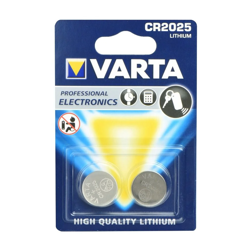 Φωτογραφία προϊόντος: . VARTA lithium battery CR2025 3V 2 pcs