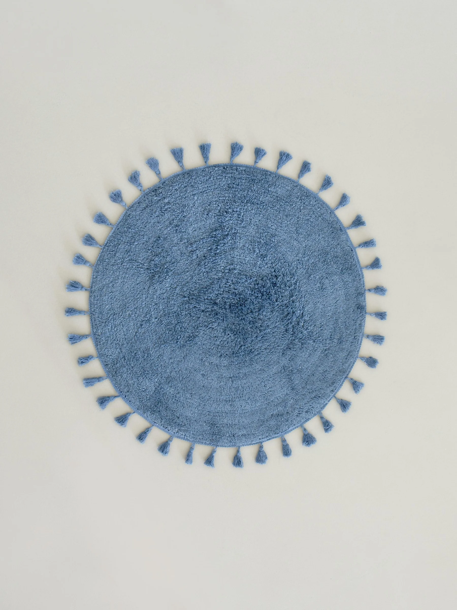 Φωτογραφία προϊόντος: Πατάκι Μπάνιου R90 Nima Fuzzy Denim Blue 100% βαμβακερό