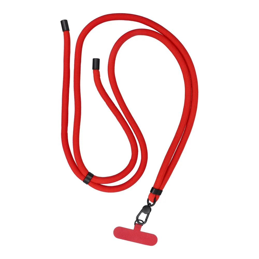 Φωτογραφία προϊόντος: SWING (8mm) pendant for the phone with adjustable length / cord length 165cm (max 82.5cm in the loop) / on the shoulder or neck - red