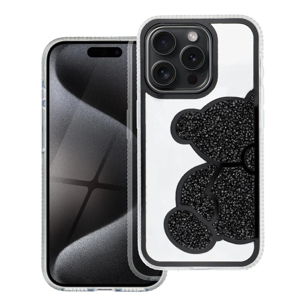 Φωτογραφία προϊόντος: . TEDDY BEAR Case for IPHONE 16 black