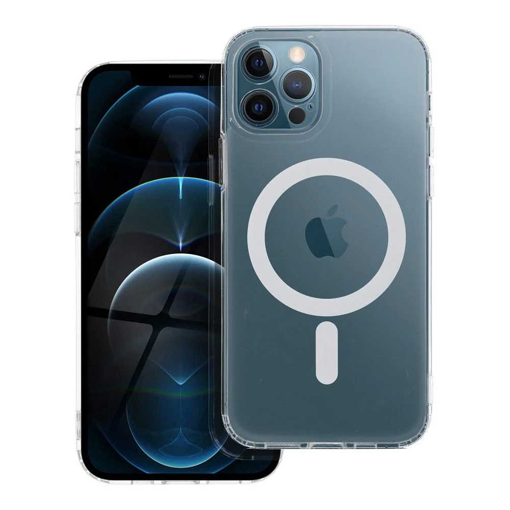 Φωτογραφία προϊόντος: . Frost Mag Cover with camera protection compatible with MagSafe for IPHONE 12 PRO transparent