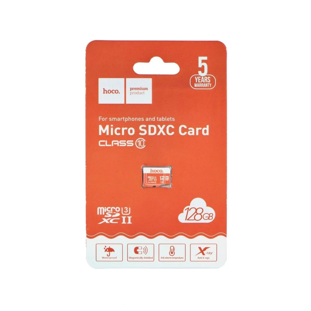 Φωτογραφία προϊόντος: . HOCO memory card microSD TF High Speed Memory 128GB Class 10