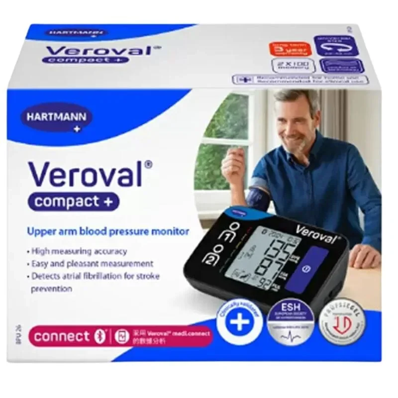 Φωτογραφία προϊόντος: Hartmann Veroval Compact+ Ηλεκτρονικό Πιεσόμετρο Μπράτσου 1 Τμχ