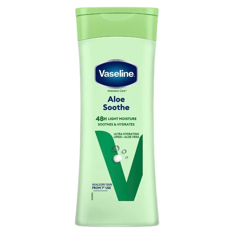 Φωτογραφία προϊόντος: Vaseline Intensive Care Aloe Soothe Ενυδατικό Γαλάκτωμα Σώματος Με Αλόε Βέρα 200ml