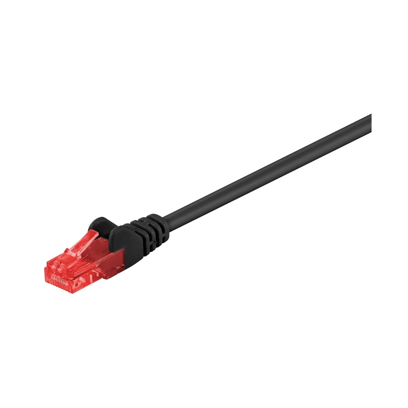 Φωτογραφία προϊόντος: Goobay 68677 Μαύρο Καλώδιο Ethernet CAT 6 U/UTP CCA PVC 1m