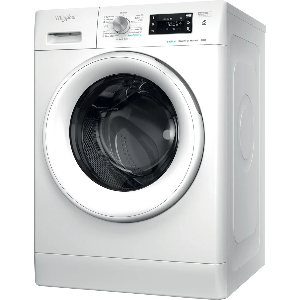 Φωτογραφία προϊόντος: Πλυντήριο Ρούχων Whirlpool FFB 8258 WV EE 8kg B 1200 Στροφών με Ατμό Λευκό