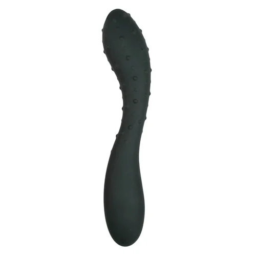Φωτογραφία προϊόντος: Textured Dong Black-Δονητής με διέγερση σε χρώμα μαύρο 1τμχ