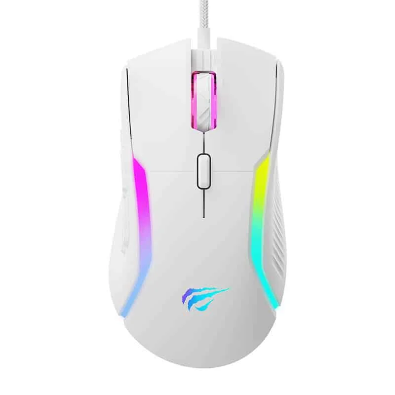 Φωτογραφία προϊόντος: Havit - Gaming Mouse MS1033 (RGB, 800-8000dpi, 9 Buttons, White)