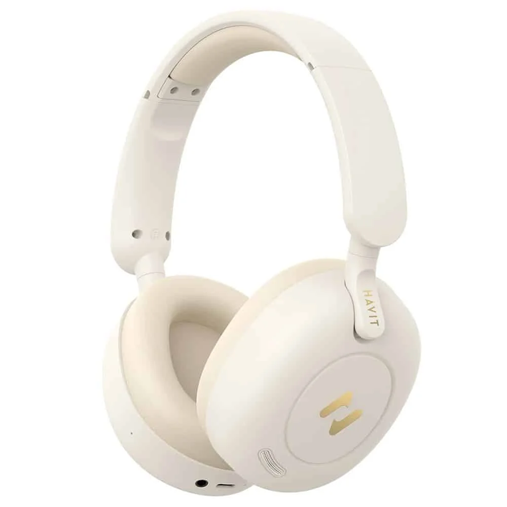 Φωτογραφία προϊόντος: Havit - Wireless Headphones (h655bt Pro) - With Case, Bluetooth 5.3, Noise Cancelling, Multipoint, Hi-Res, 700mah - Beige