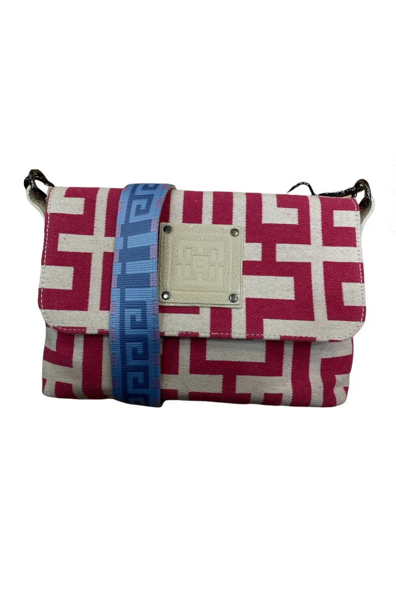 Φωτογραφία προϊόντος: Midneto Aphrodite Pink Beige Labyrinth Bag