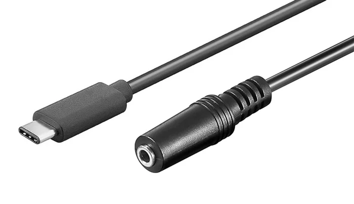 Φωτογραφία προϊόντος: POWERTECH καλώδιο USB-C σε 3.5mm CAB-UC059 αρσενικό σε θηλυκό, 1m, μαύρο