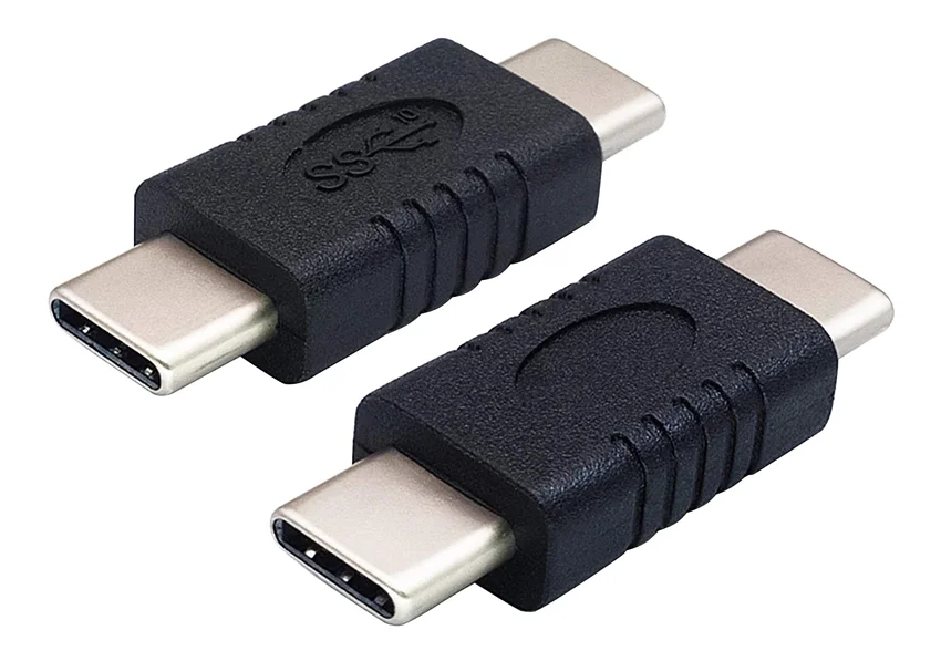 Φωτογραφία προϊόντος: POWERTECH αντάπτορας USB-C αρσενικό σε USB-C αρσενικό PTH-061, μαύρος