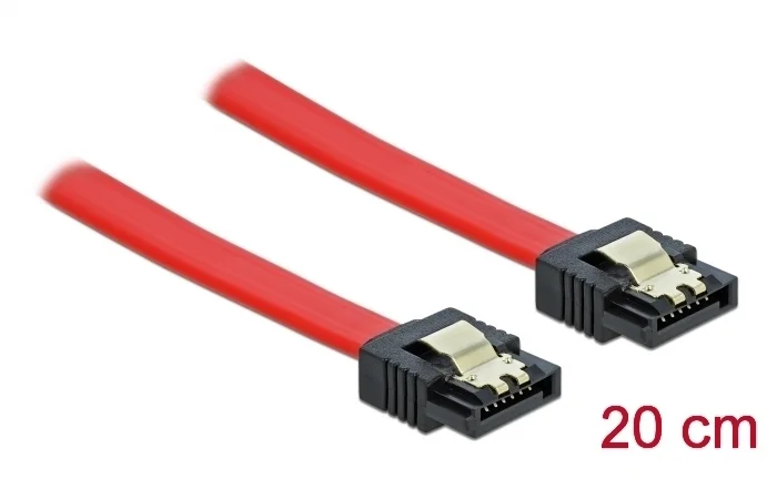 Φωτογραφία προϊόντος: DELOCK καλώδιο SATA 82675, 6 Gb/s, 20cm, κόκκινο