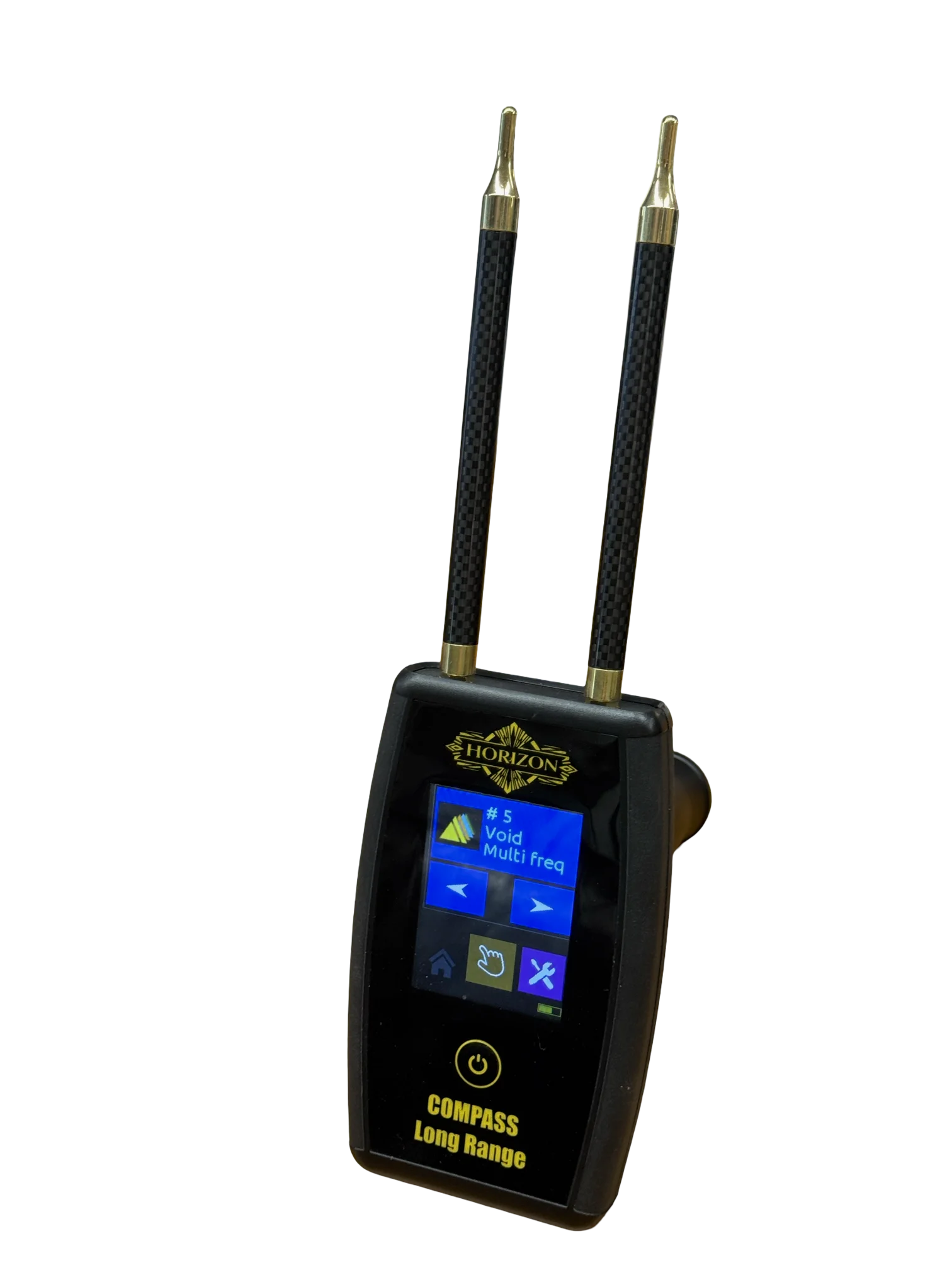 Φωτογραφία προϊόντος: COMPASS LONG RANGE COMPASS L.R. HORIZON ΠΟΛΛΑΠΛΩΝ ΚΑΙ ΜΟΝΩΝ ΣΥΧΝΟΤΗΤΩΝ ANIXNEYTHΣ ΑΠΟΣΤΑΣΕΩΣ – ΗΛΕΚΤΡΟΝΙΚΟ ΡΑΒΔΟΣΚΟΠΙΚΟ ΜΕ ΕΠΙΧΡΥΣΕΣ ΚΕΡΑΙΕΣ