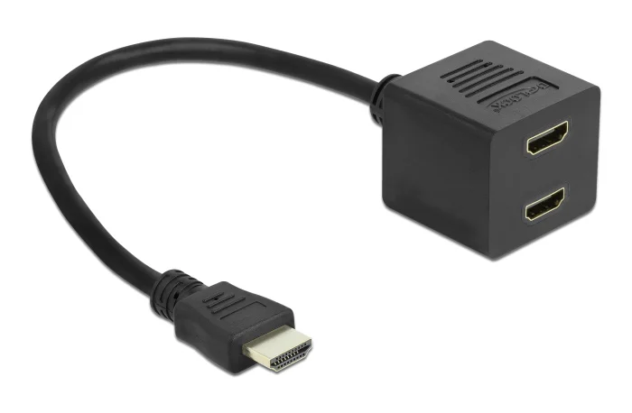 Φωτογραφία προϊόντος: DELOCK HDMI splitter 65226 με Ethernet, 2 σε 1, 1080p, μαύρο