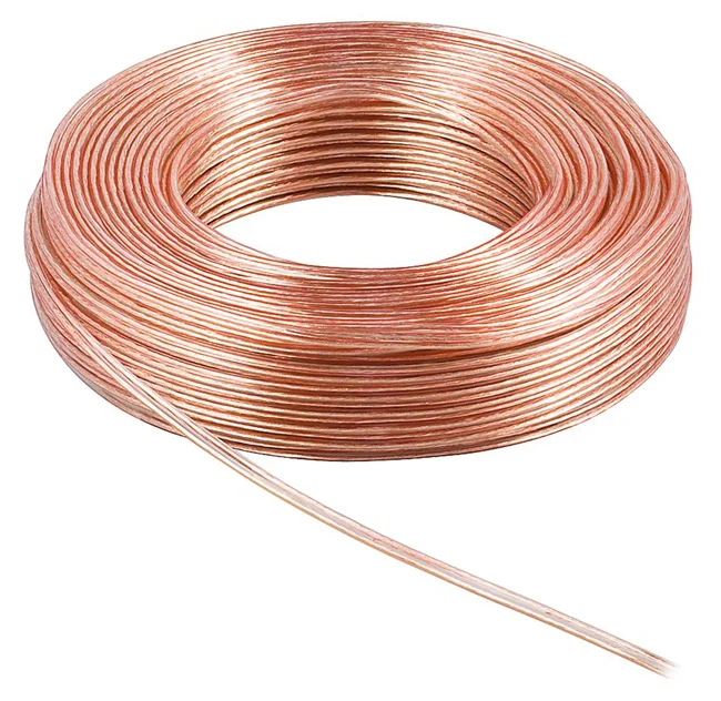 Φωτογραφία προϊόντος: POWERTECH καλώδιο ήχου 2x 0.50mm² CAB-SP012, CCA, 10m, διάφανο