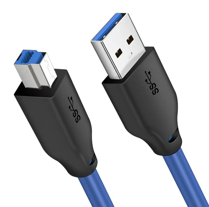 Φωτογραφία προϊόντος: CABLETIME καλώδιο USB σε USB Type B CT-C160-U3-AMBM, 5Gbps, 2m, μπλε