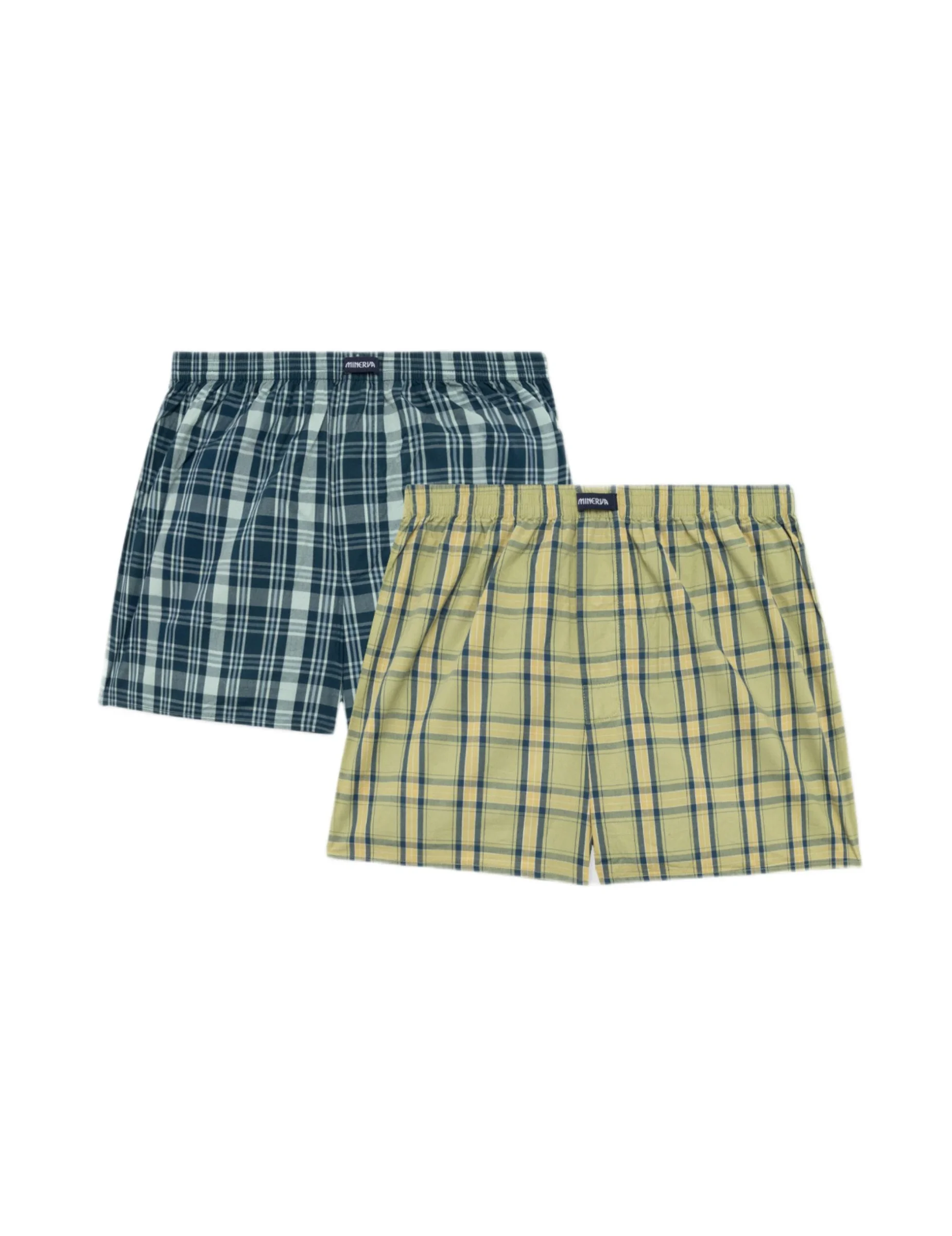 Φωτογραφία προϊόντος: Καρό Boxer Ποπλίνα Minerva 2 Pack 23074-71