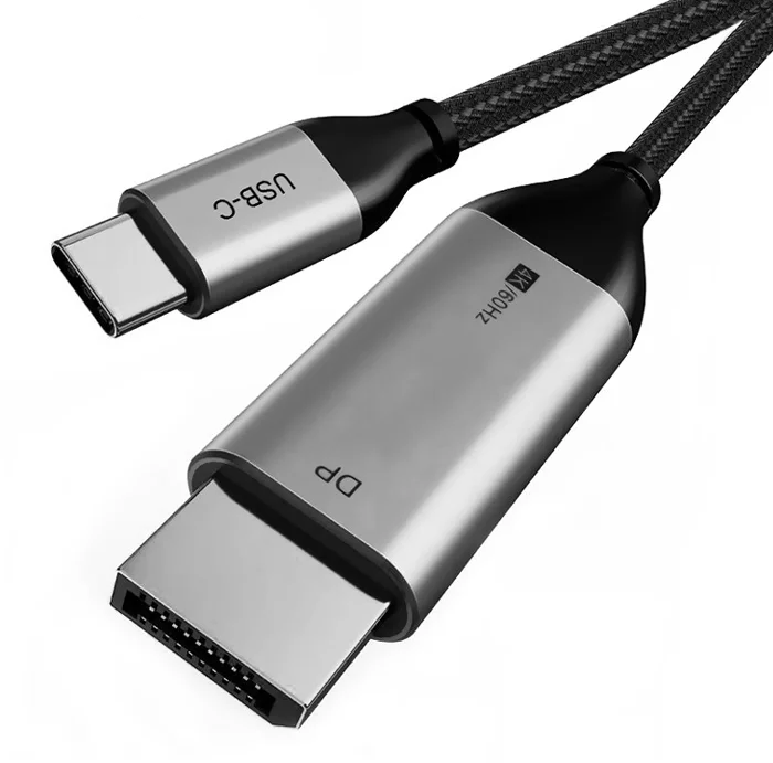 Φωτογραφία προϊόντος: CABLETIME καλώδιο USB-C σε DisplayPort CT-CMDP2, 4K/30Hz, 1.2m, μαύρο