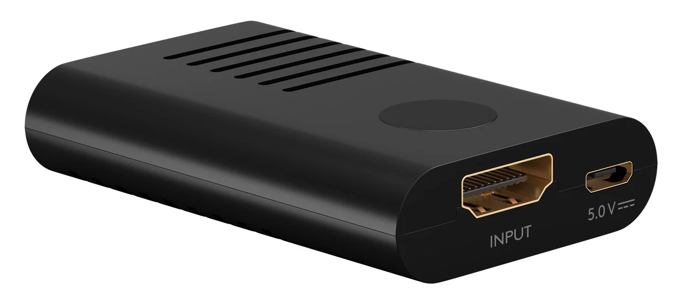 Φωτογραφία προϊόντος: GOOBAY HDMI repeater 58492, 4K/60Hz έως 20m, 4K/30Hz έως 25m, μαύρο