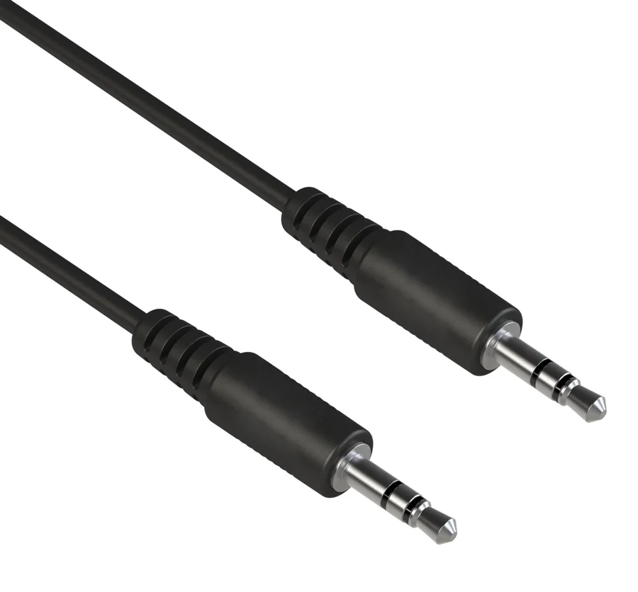 Φωτογραφία προϊόντος: POWERTECH καλώδιο ήχου 3.5mm CAB-J057, AUX, nickel plated, 10m, μαύρο