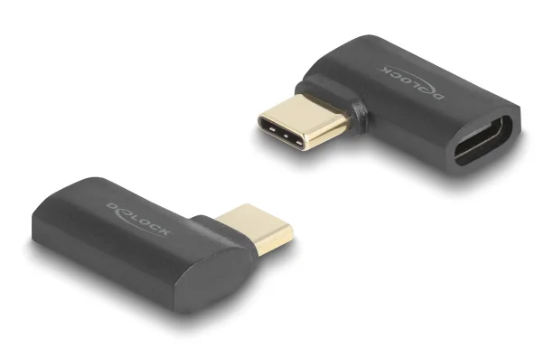 Φωτογραφία προϊόντος: DELOCK αντάπτορας USB-C 60245, αρσενικό σε θηλυκό, 240W, 40Gbps, μαύρος