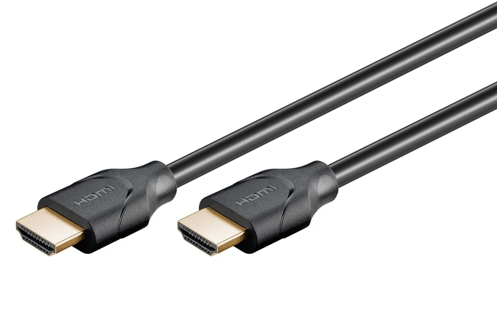 Φωτογραφία προϊόντος: GOOBAY καλώδιο HDMI 2.1 61637, Ethernet ARC 8K/60Hz 48 Gbps, 0.5m, μαύρο