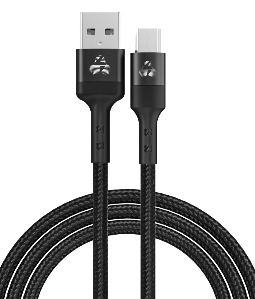 Φωτογραφία προϊόντος: POWERTECH καλώδιο USB σε Micro USB PTR-0125, 12W 2.4A, copper, 1m, μαύρο