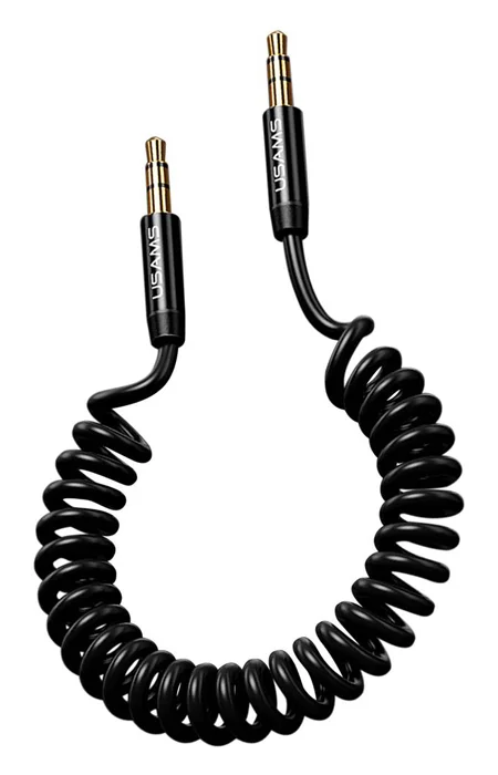 Φωτογραφία προϊόντος: USAMS καλώδιο Jack 3.5mm SJ256, Hi-Fi stereo, 1.2m, μαύρο