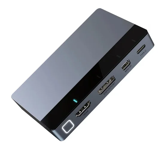 Φωτογραφία προϊόντος: CABLETIME multi-port switch CT-PS41-GB1 σε HDMI, 4 σε 1, 4K/60Hz, γκρι