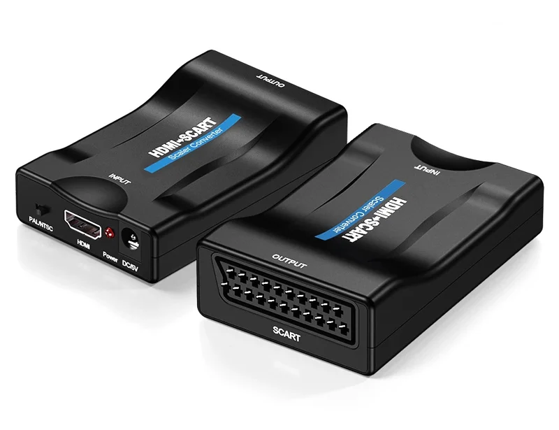 Φωτογραφία προϊόντος: UNBRANDED Αντάπτορας SCART σε HDMI CAB-H152, 10.2Gbps, NTSC & PAL, μαύρος