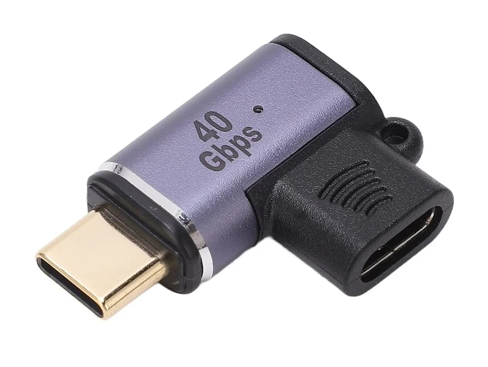 Φωτογραφία προϊόντος: POWERTECH αντάπτορας USB-C PTH-107, μαγνητικός, 100W, 40Gbps, γκρι