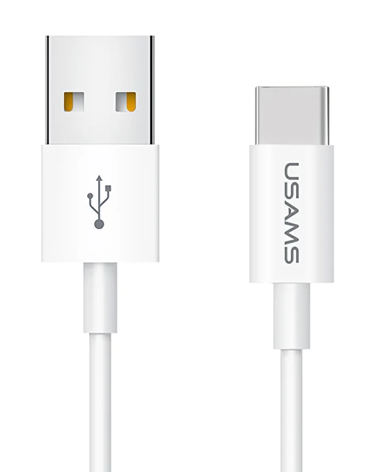 Φωτογραφία προϊόντος: USAMS καλώδιο USB-C σε USB US-SJ285, 10W, 1m, λευκό