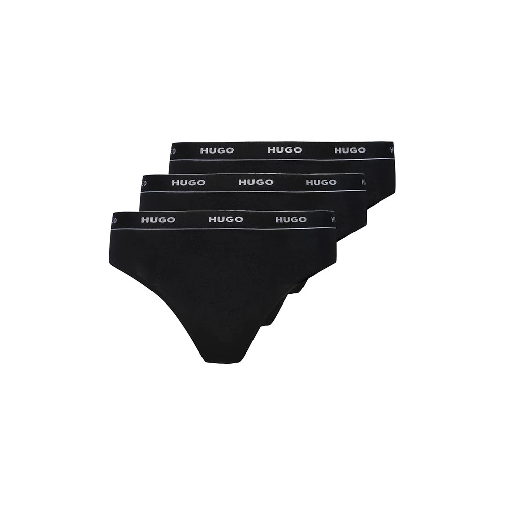 Φωτογραφία προϊόντος: HUGO Γυναικείο String Cotton Stretch 3pack 50469681-001 Μαύρο