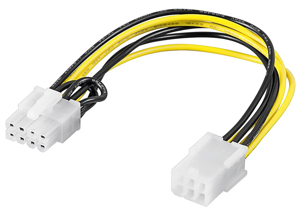 Φωτογραφία προϊόντος: GOOBAY καλώδιο PCI Express 6pin σε PCI Express 8pin 93635, 0.20m