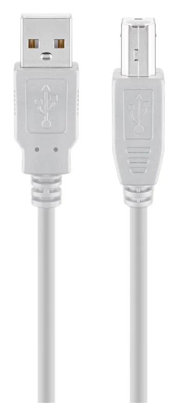 Φωτογραφία προϊόντος: GOOBAY καλώδιο USB σε USB Type B 68712, 1.8m, 480Mbps, γκρι